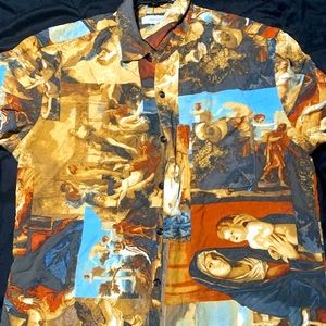 Brand new urban outfitters renaissance button up shirt
